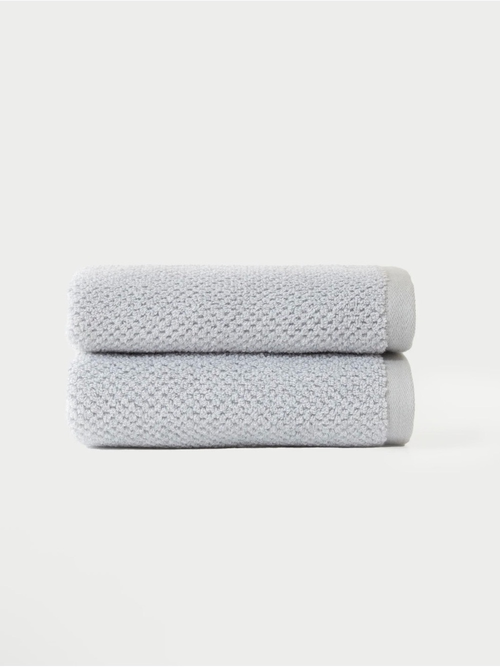 Cozy Earth Plush Hand Towels In Harbor Mist 2 each